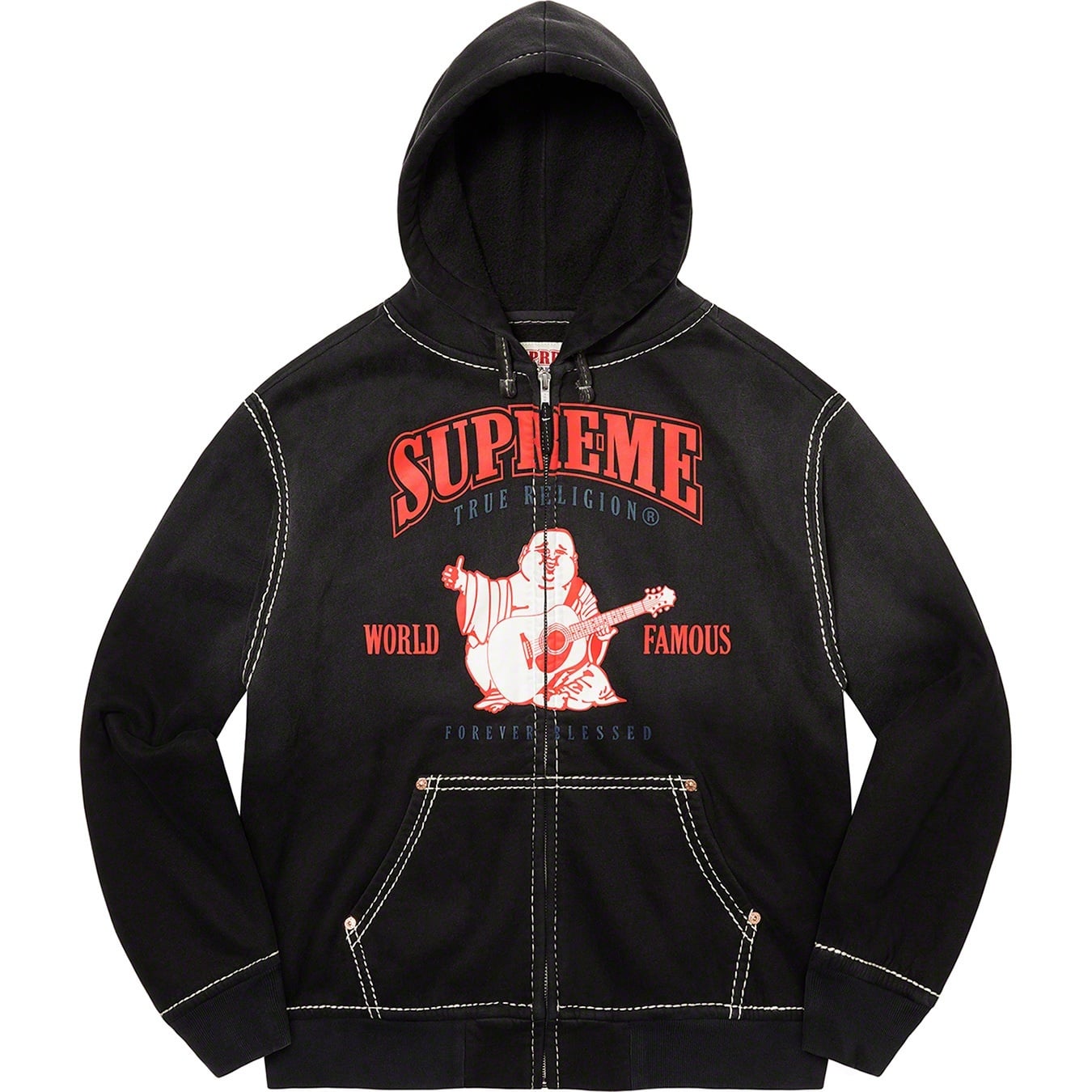 Supreme®/True Religion® Zip Up Hooded Sweatshirt view 6